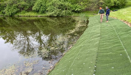 Chesterfield Residential Pondbank Stabilization