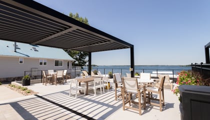Custom Fixed Louvered Pergola in Okoboji 