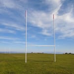 View Hinged Rugby Goal Post