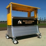 View Portable 4' Elevated Press Box with Storage