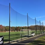 View Integrated Fence Post Sports Netting