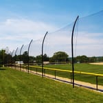 View Offset Post Sports Netting