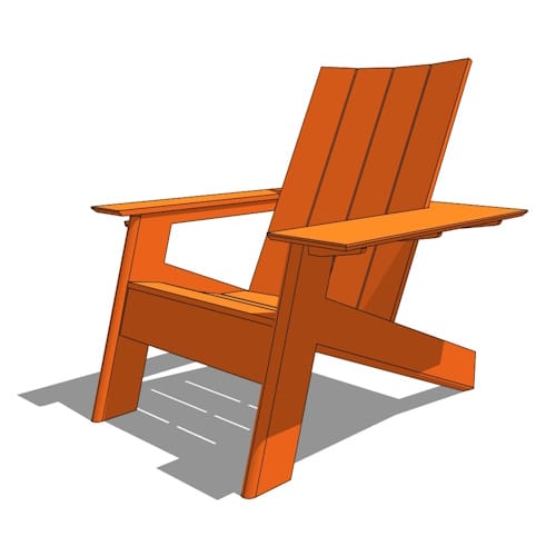 Americana Lounge Chair Single with Left Tablet Arm