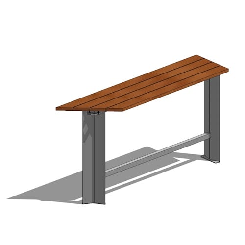 Link Rail (Bar, Inline, 45 Degree Right)