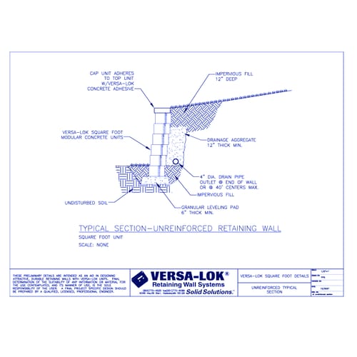 Unreinforced Section