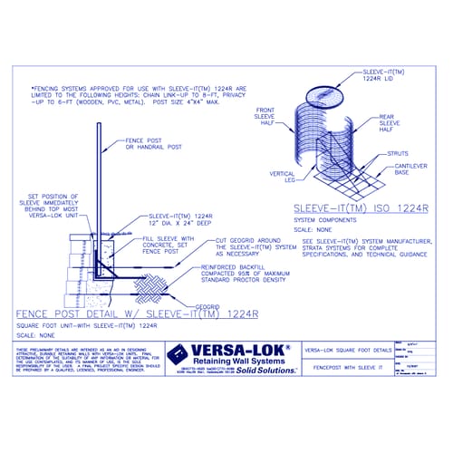 Fence Post with Sleeve-It™