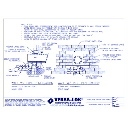 Wall Pipe Penetration