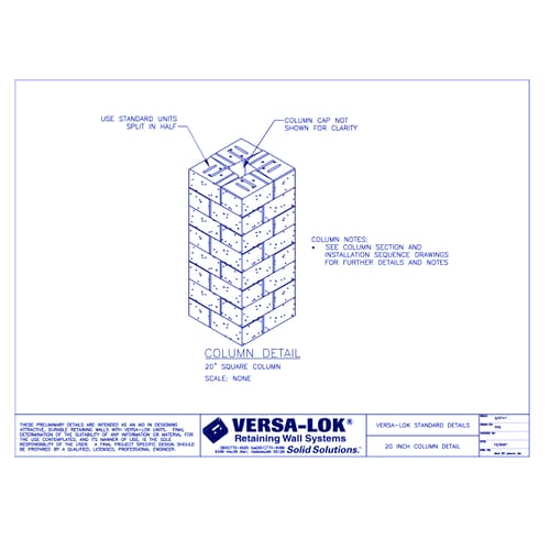 20 Inch Column