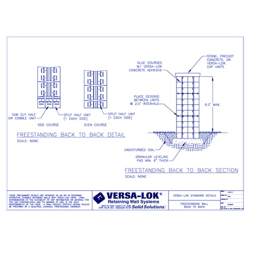 Back / Back Freestanding Wall