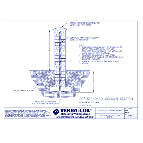 Reinforced Column Section