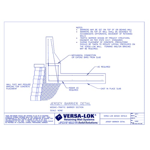 Jersey Barrier Detail II