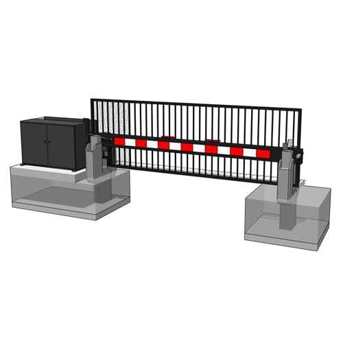 M30 Shield Crash Gate, LH Chainlink VPG