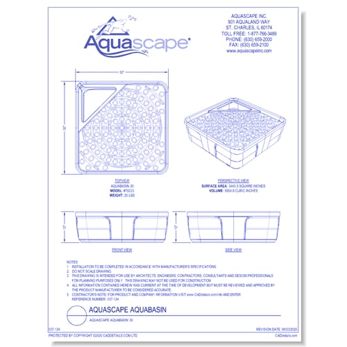 Aquascape Aquabasin: 30