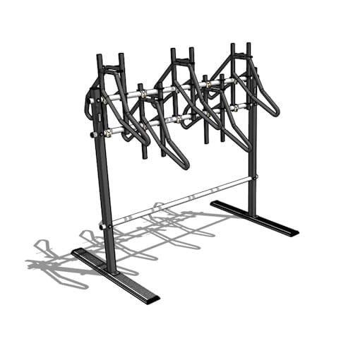 The Hawthorne Floor Mount Rack (Double) - 10 Capacity