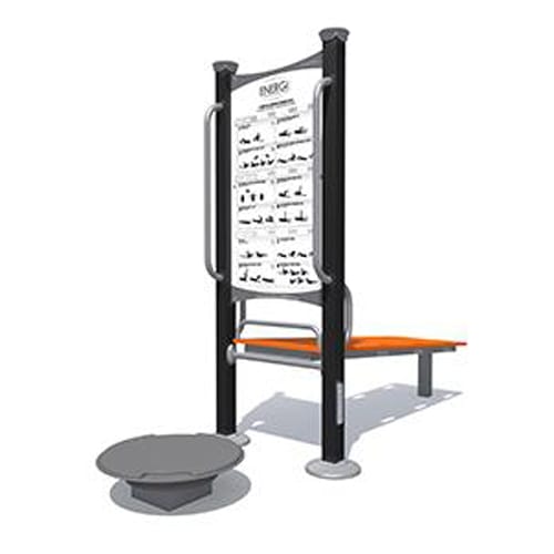 ZZXX0093S Station 5 - Core, Torso & Balance Disc Exercises (Surf Mnt)