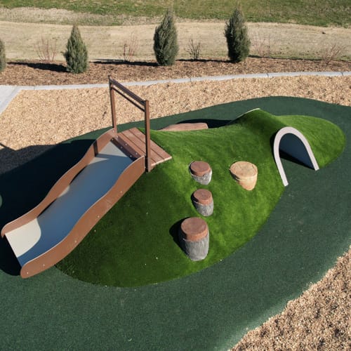 Slide and Seek Play Mound