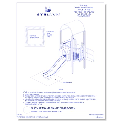 SYNLawn Playground System with TrampleZone