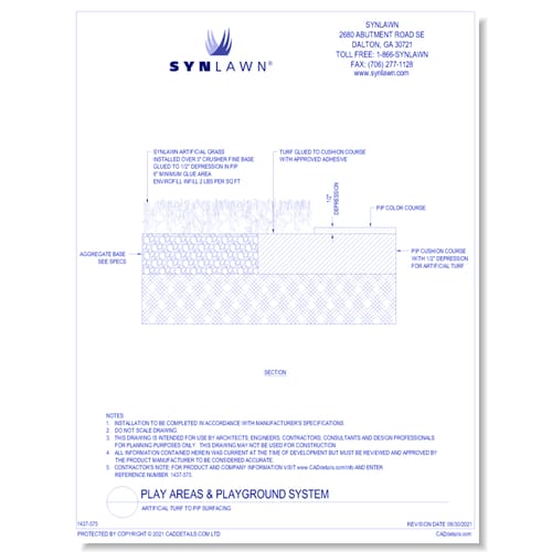 Artificial Turf to PIP Surfacing