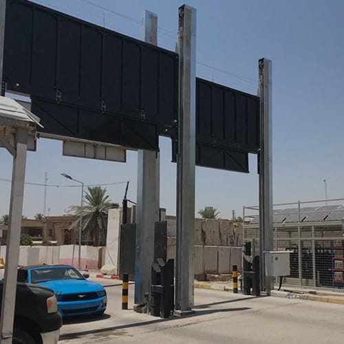K12 Crash Rated Vertical Lift Gate and Operator System ASTM F2656 M50-P1/K12