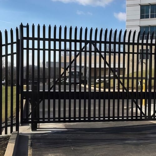 (K12) TCG-12 Crash Rated Cantilever Slide Gate & Operator System ASTM F2656 M50-P1/K12