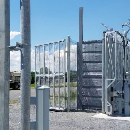 (K12) TCGR-12 Crash Rated Box Frame Cantilever Slide Gate & Operator System ASTM F2656 M50-P2/K12