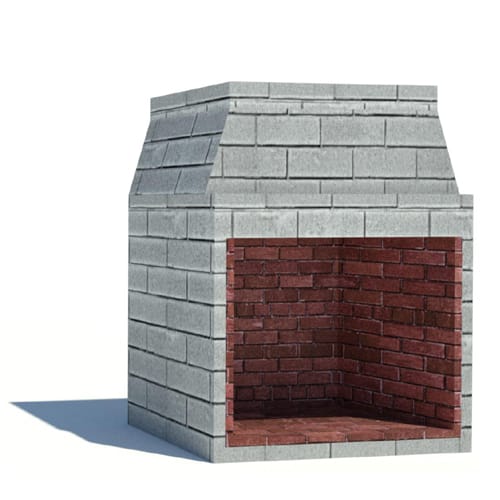 Isokern All Fuel Fireplace: Magnum Series - Front 48"