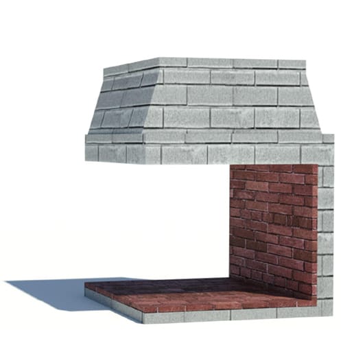 Isokern All Fuel Fireplace: Magnum Series - Peninsula 48"