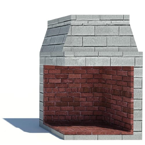 Isokern All Fuel Fireplace: Magnum Series - Left Corner 36"