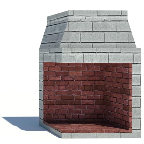 Isokern All Fuel Fireplace: Standard Series - Left Corner 36"