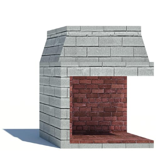 preview of Isokern All Fuel Fireplace: Standard Series - Right Corner 46"