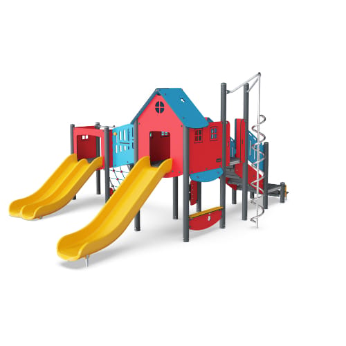 Double Tower with Slides