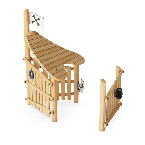 Playhouse with Roof & Wall