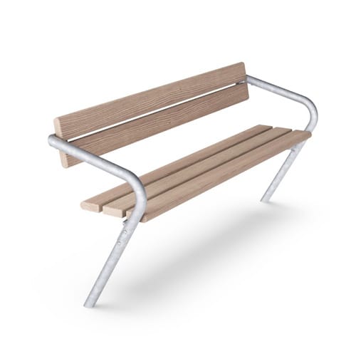 Agora Bench with Backrest