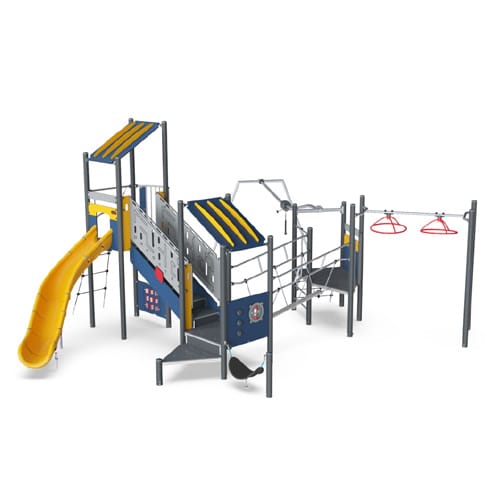Triple Tower with Track