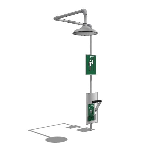 Model 8164:  Flush Ceiling Mounted Drench Shower 