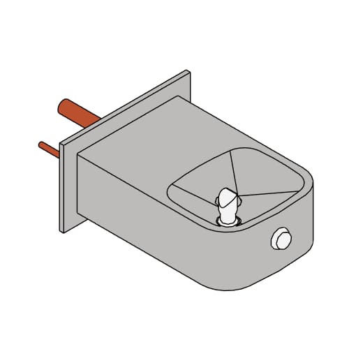 Model 1109.8P: ADA Vandal-Resistant Chilled Drinking Fountain and Bottle Filler Bundle