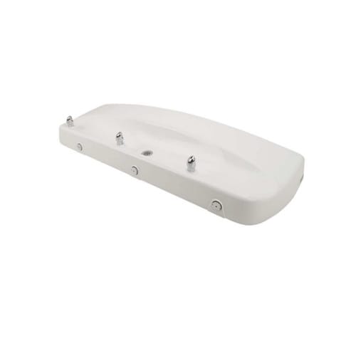 Model 1409: ADA Triple Bubbler Aluminum Vandal-Resistant Fountain