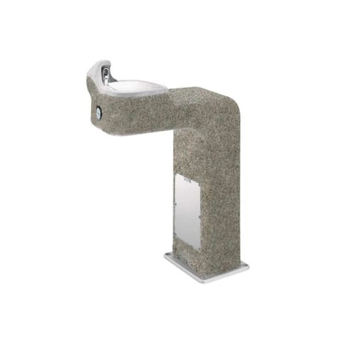 Model 3177: ADA Outdoor Vandal-Resistant Concrete Pedestal Fountain