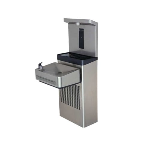 Model 1211SF: Wall Mount Indoor ADA Filtered Water Cooler with Bottle Filler