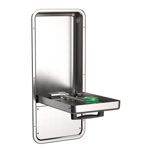 Model 7656WCC: AXION® MSR Barrier-Free Recessed Eye/Face Wash 