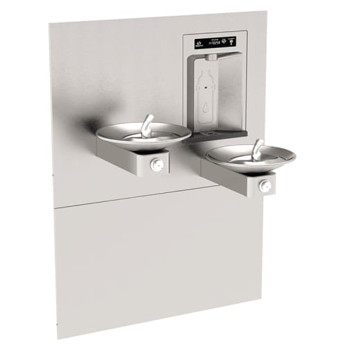 Model 1011HSA: Haws RIVIVE™ Hydration Station™ Recessed Bottle Filler with HI-LO Fountains