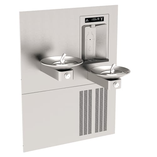 Model 1011HSA.8: Haws® RIVIVE Hydration Station™ Chilled Recessed Bottle Filler with HI-LO Fountains