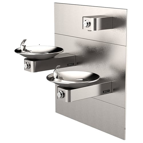 Model 1109.14P: ADA Vandal-Resistant 14 Gauge Fountain and Bottle Filler Bundle