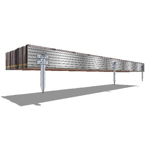 Aluminum Landscape Edging - Paver Installation Detail