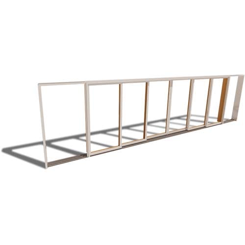 Contemporary Collection ™ Door Revit Object: Multi-Slide Bi-Parting Pocket Door - T-Track Sill