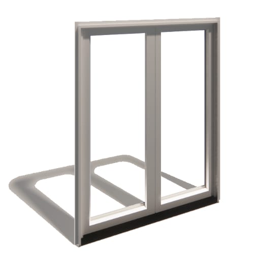 VUE Collection ™ Door Revit Object: Inswing Hinged Patio Door - 2 Panel