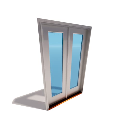 Premium Coastal Series Inswing Hinged French Door