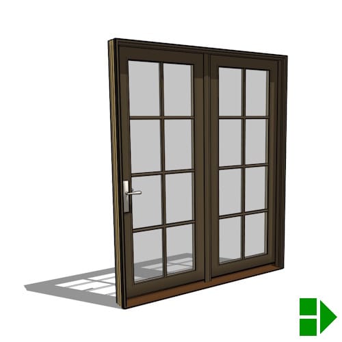 Weather Shield Classic Series: In-Swing Door, Double, Fixed-Active Units