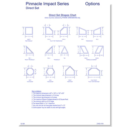 Pinnacle Impact Direct Set: Shapes