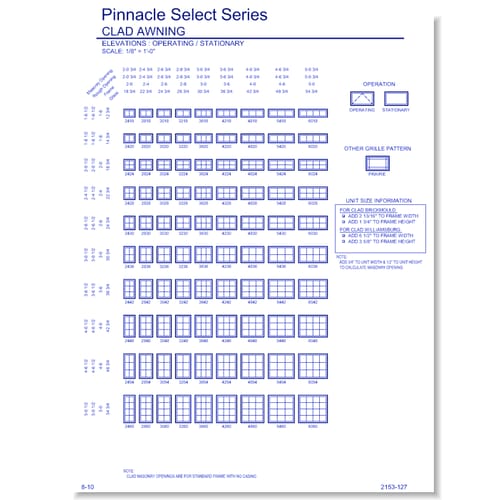 Pinnacle Select Awning: Elevations